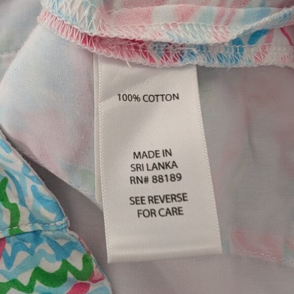 Lilly Pulitzer Lobstah Roll The Chipper Shorts Womens Size 2 Blue Pink Bermuda - Picture 6 of 14